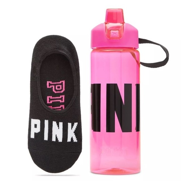 PINK Victoria's Secret Accessories - VS Pink Collegiate Water Bottle Set/Jeffree Star
